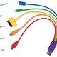 Illustration for article titled A Rainbow USB Cable With Every Charging Adapter You Need—Also Nokia